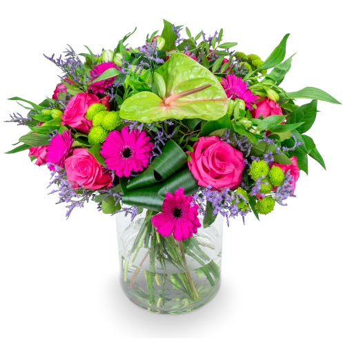 Bouquet of pink flowers